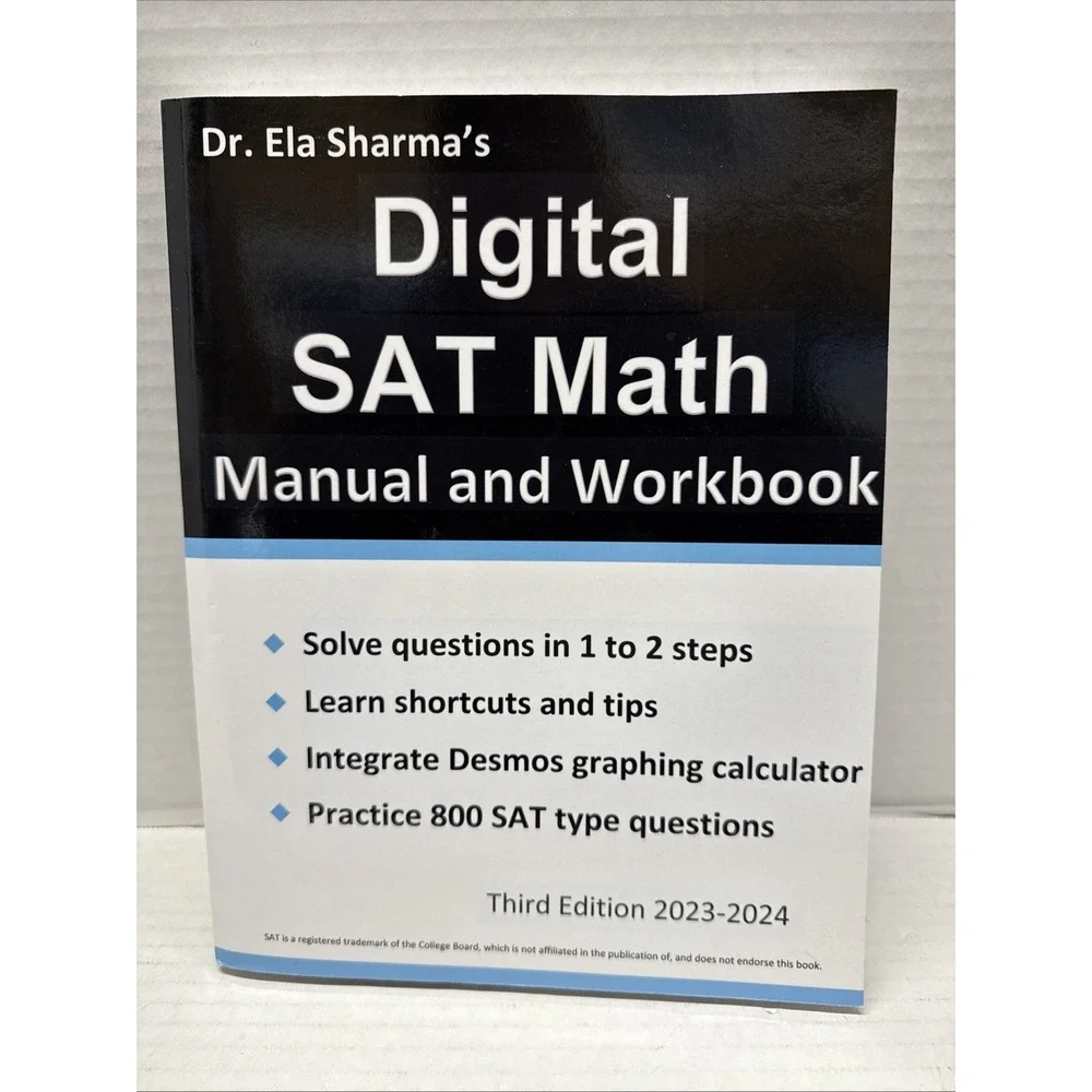 SAT Math Manual and Workbook: For the New SAT by Ela Sharma